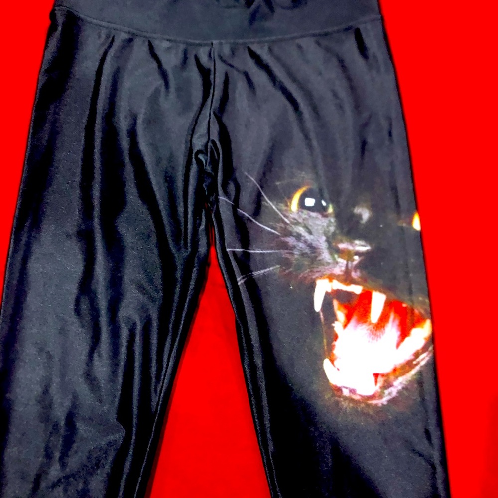 Cat leggings. Fun!